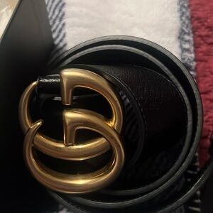 I selling a Gucci belt, size 32, black leather brand new, only worn a couple